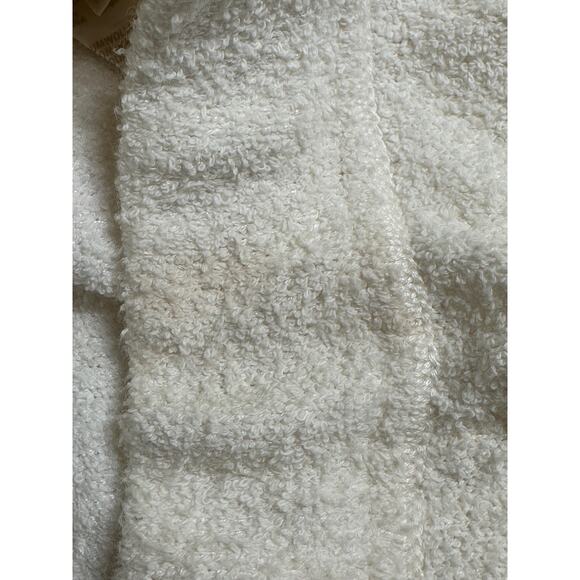 Vintage Escada Set Womens Sweater 42 Skirt 40 Cream Navy Bouclé Sequins Knit - Picture 14 of 16